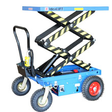 0.3噸越野式半電動升降平臺車